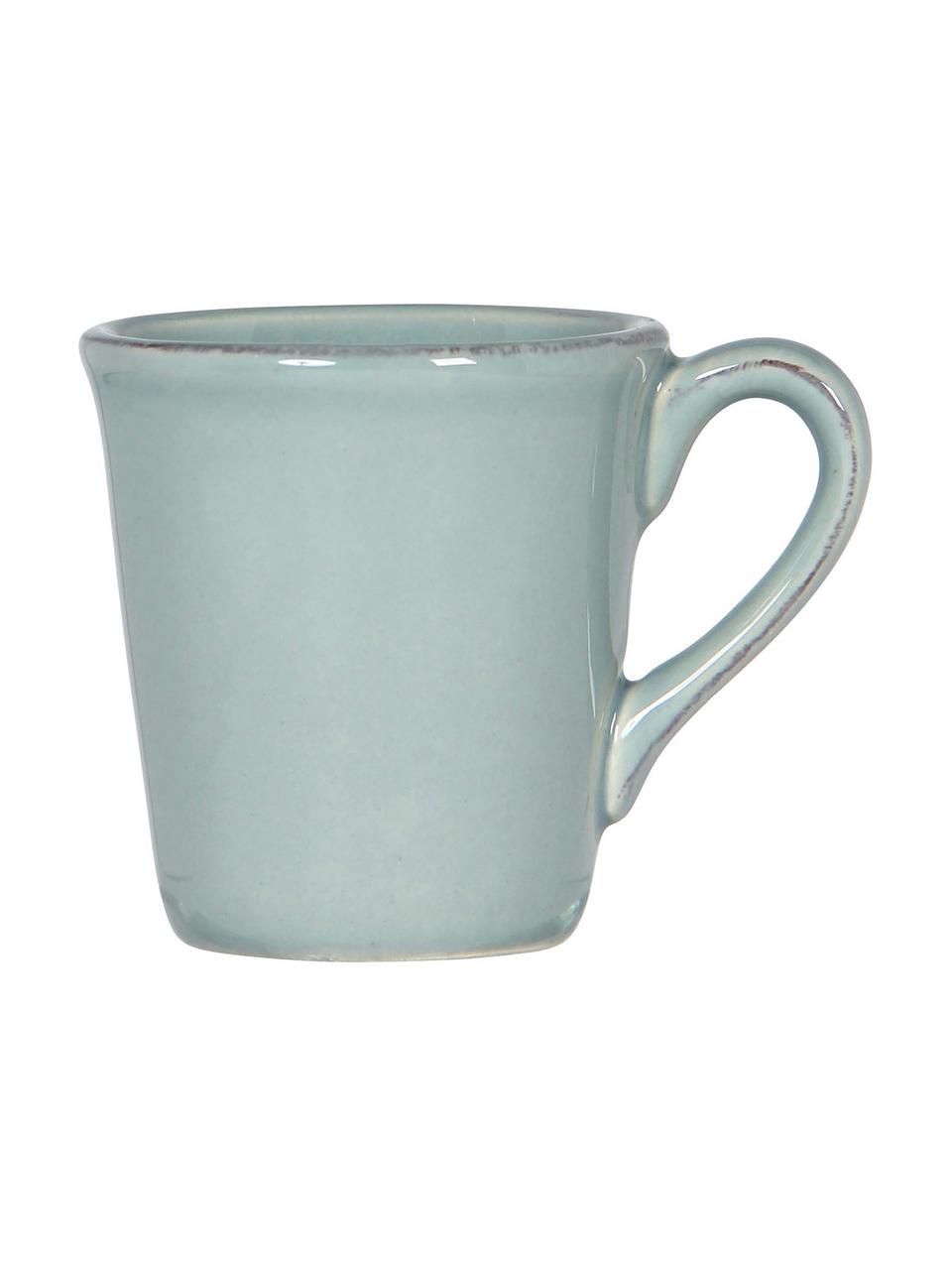 Tasse expresso Constance, 2 pièces, Grès cérame, Menthe, Ø 8 x haut. 6 cm