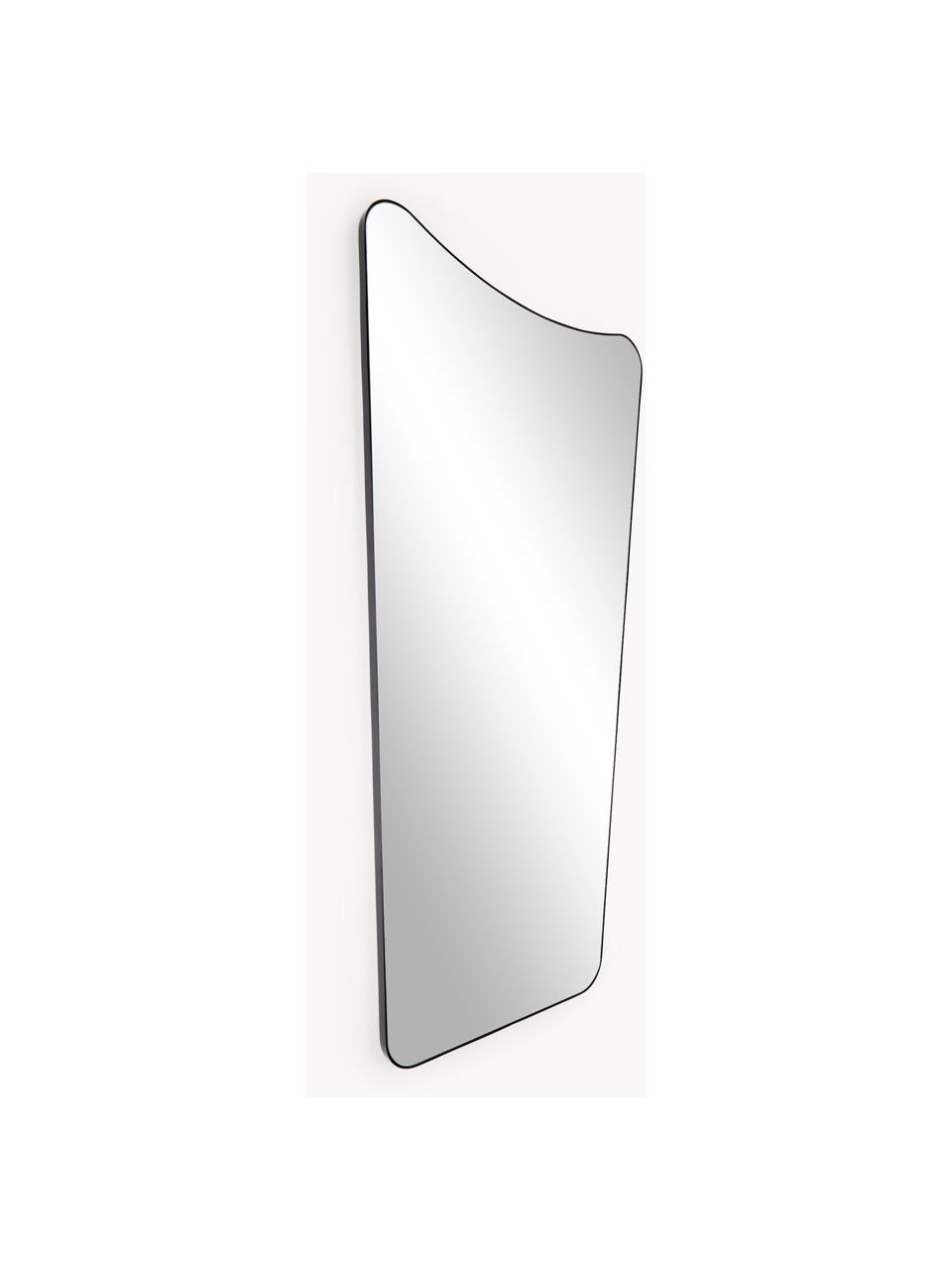 Nástěnné zrcadlo Goldie, Černá, Š 70 cm, V 140 cm