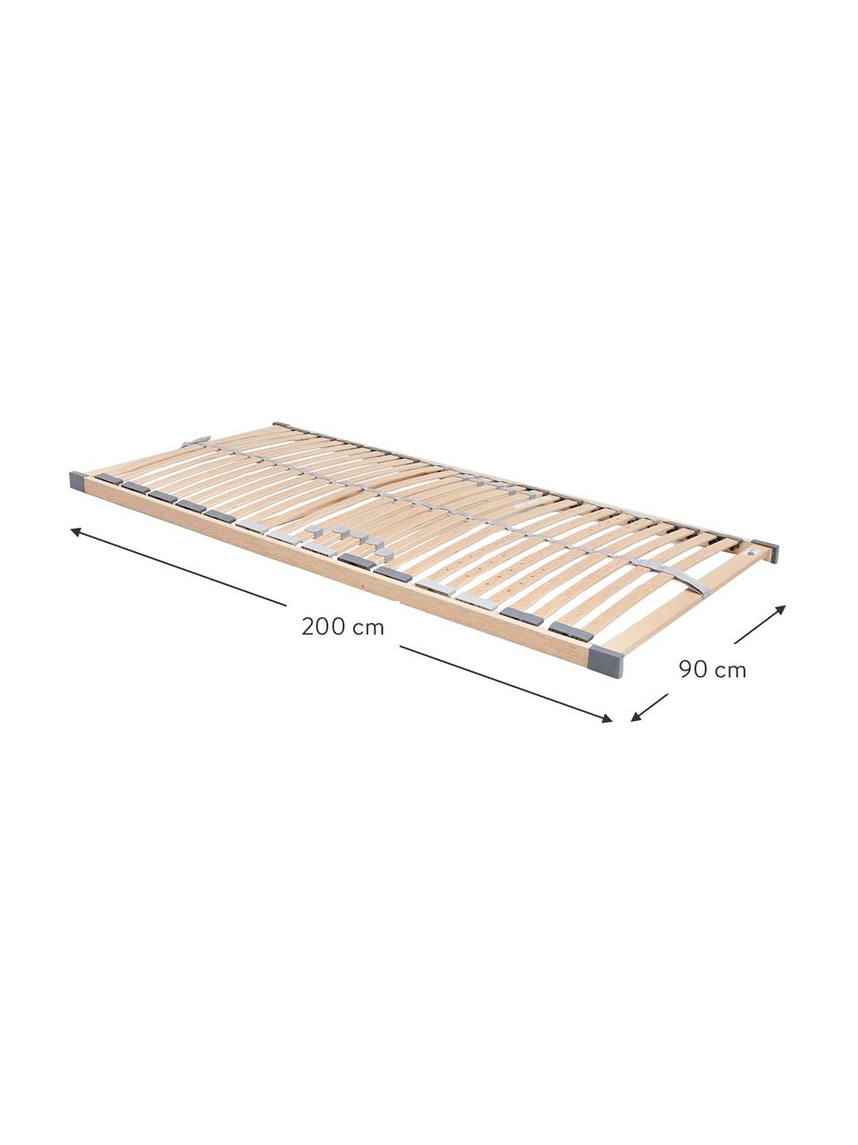 Lattenbodem Comfort Plus, Frame: multiplex, metaal, Lichtbruin, 140 x 200 cm