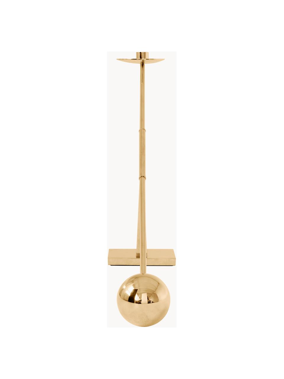 Candelabro di design in metallo Interconnect, Ottone lucido, Ottone, Larg. 70 x Alt. 42 cm