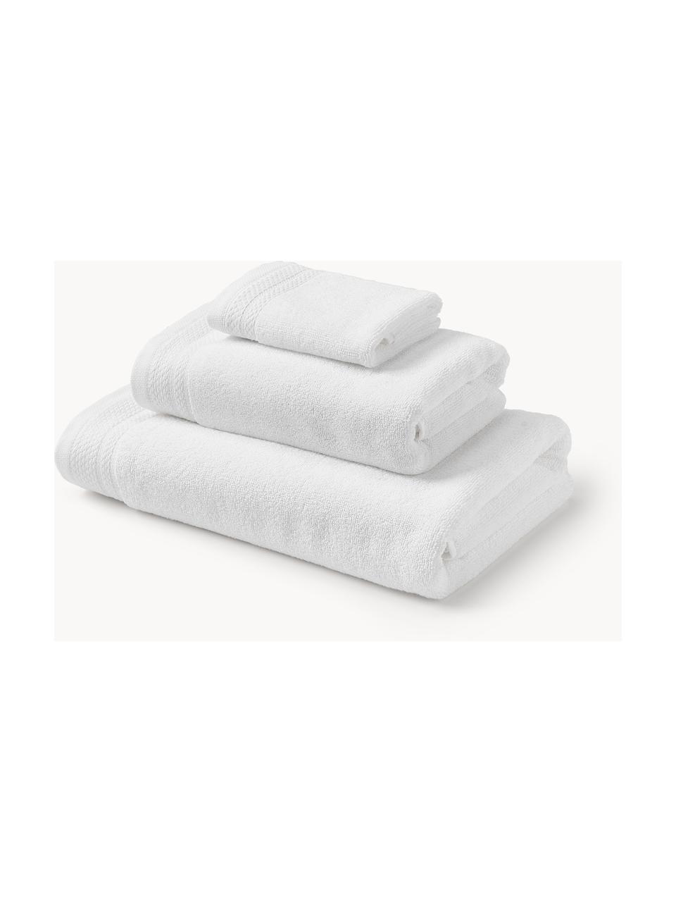 Handtuch-Set Premium aus Bio-Baumwolle, verschiedene Setgrössen, 100 % Bio-Baumwolle, GOTS-zertifiziert (von GCL International, GCL-300517)
Schwere Qualität, 600 g/m², Weiss, 4er-Set (Handtuch & Duschtuch)