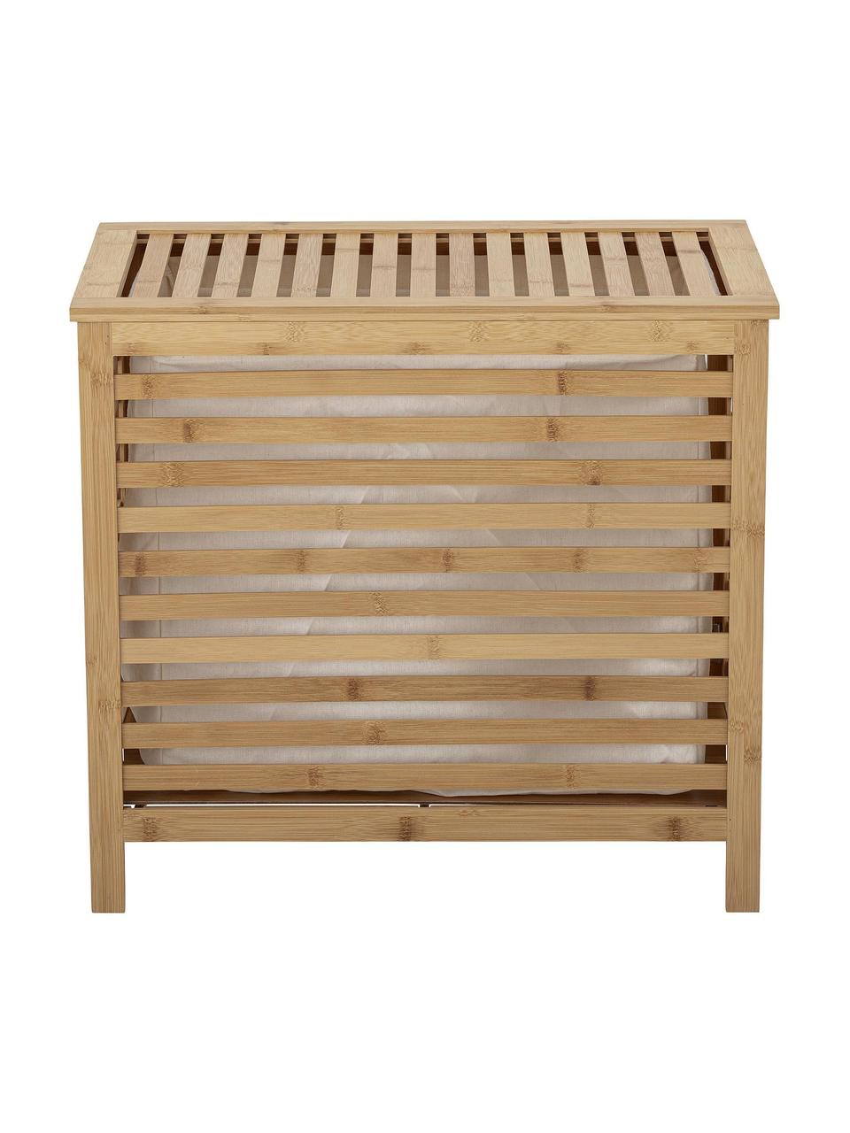 Bambusový kôš na bielizeň Aden, Bambus, Hnedá, Š 59 x V 52 cm