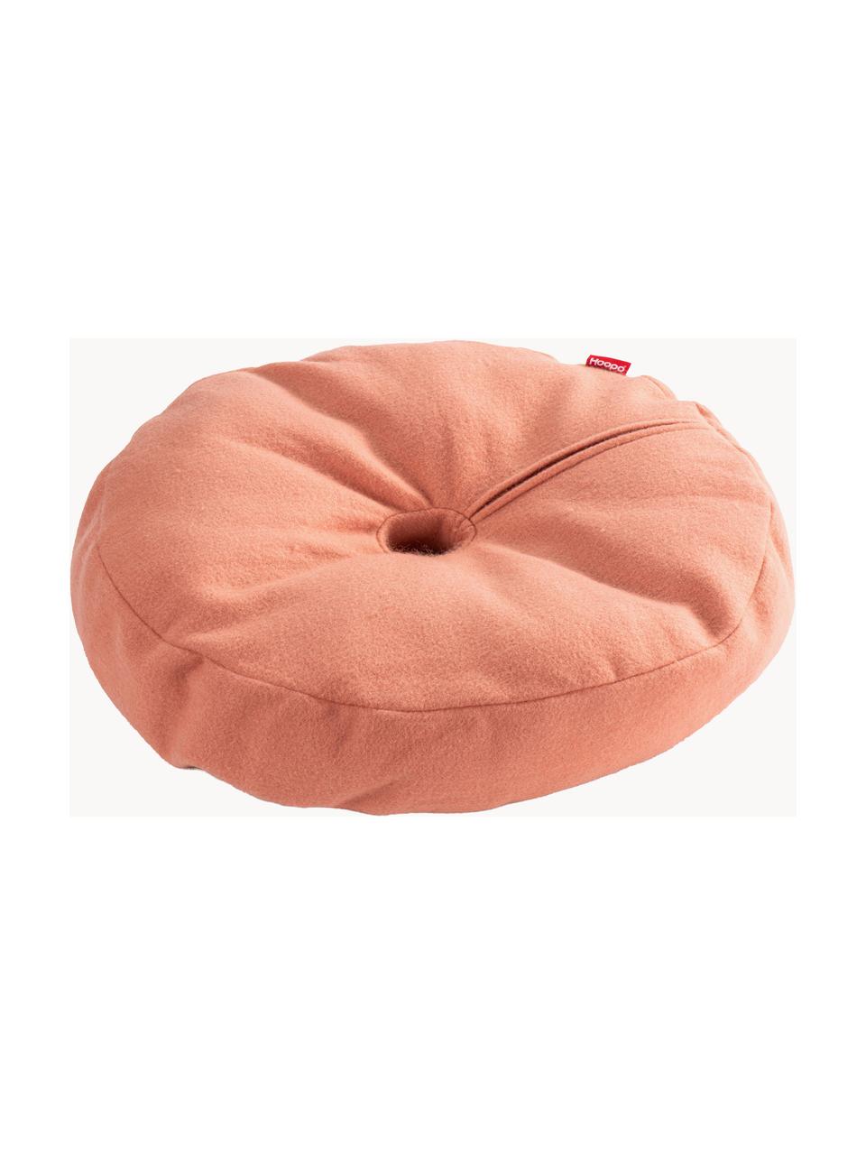 Katzenbett Donut, Bezug: 70 % Baumwolle, 15 % Poly, Peach, Ø 60 x H 12 cm