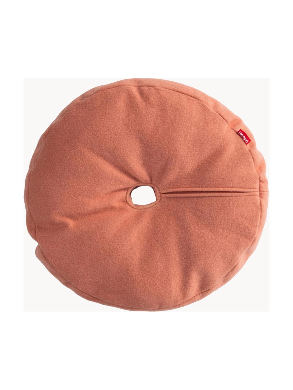 Katzenbett Donut, Bezug: 70 % Baumwolle, 15 % Poly, Peach, Ø 60 x H 12 cm