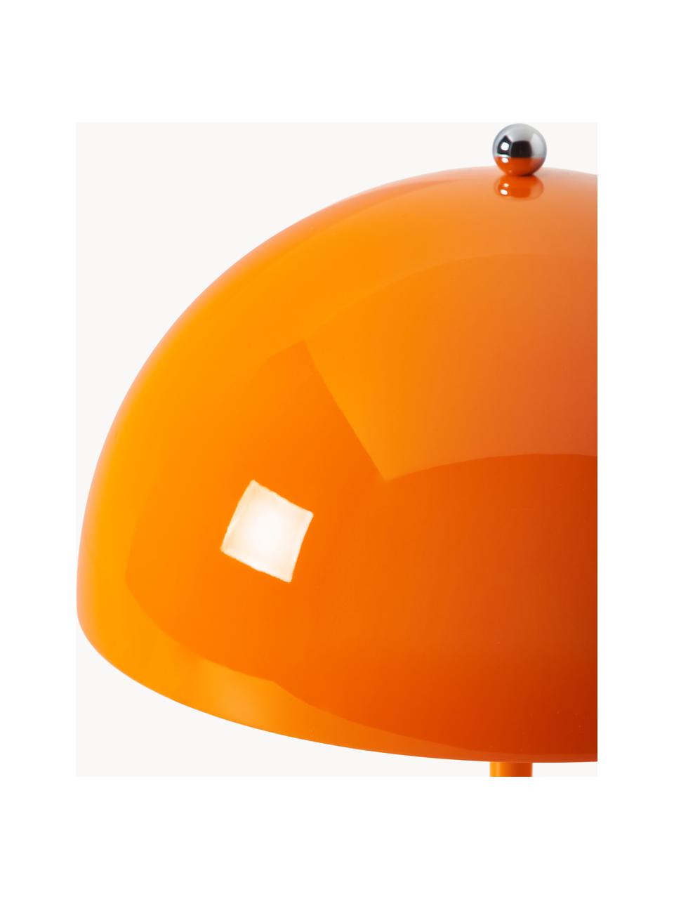 Dimmbare LED-Tischlampe Panthella mit Timerfunktion, H 34 cm, Lampenschirm: Stahl, beschichtet, Stahl Orange, Ø 25 x H 34 cm