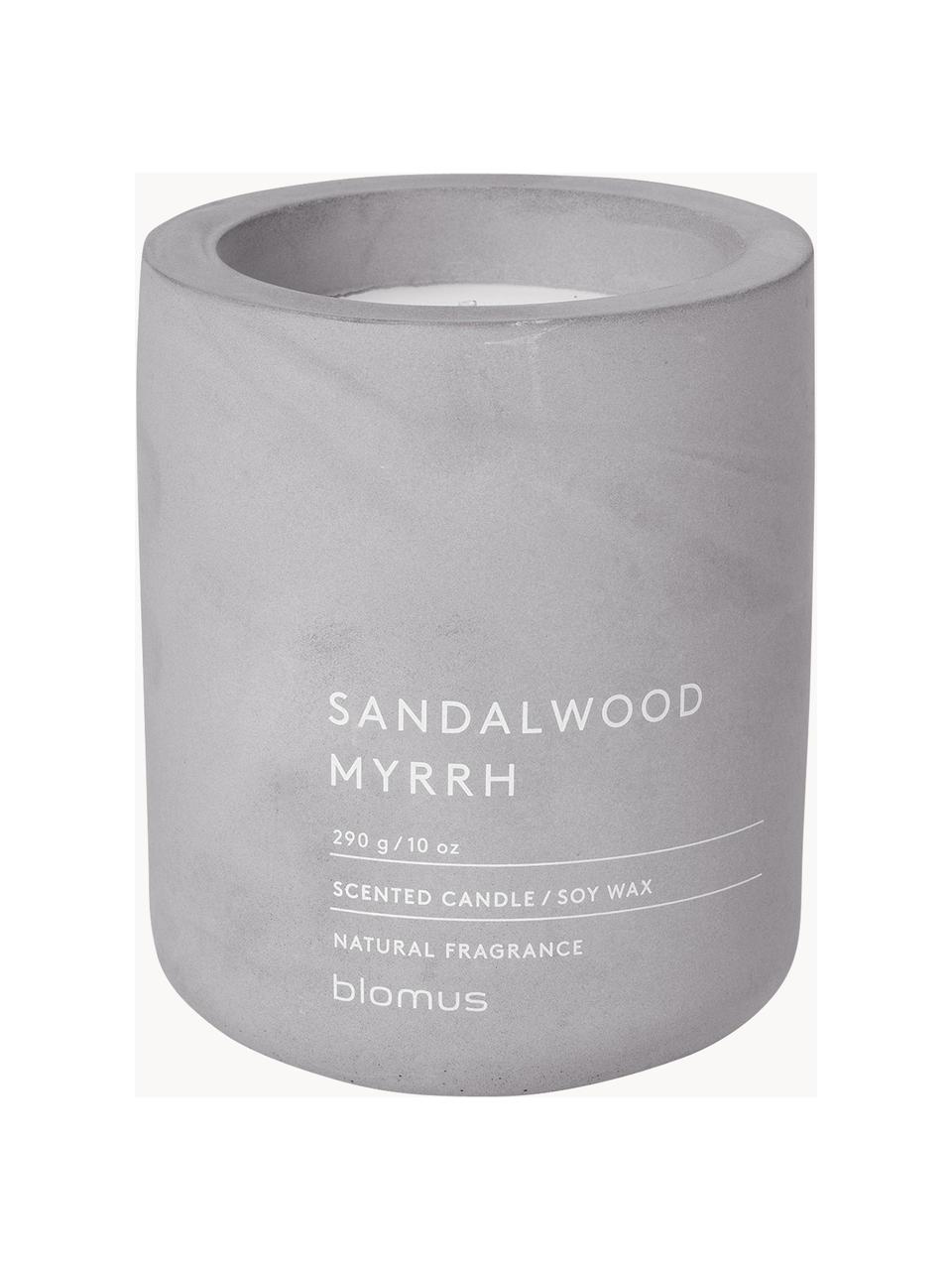 Bougie parfumée Fraga (bois de santal & myrrhe), Bois de santal & myrrhe, Ø 9 x haut. 11 cm