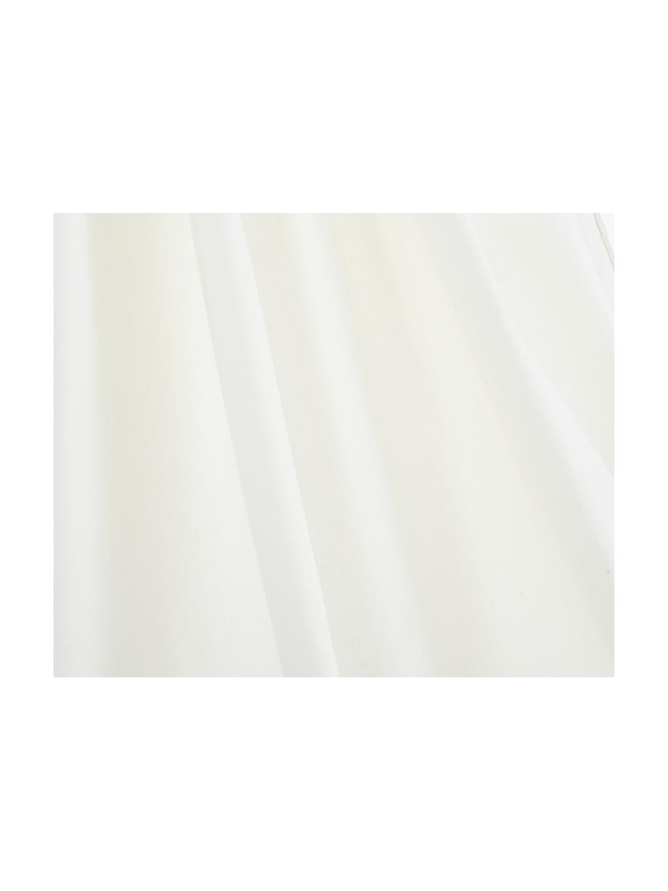Hamaca de algodón con pompones Holly, Algodón, Marfil, An 90 x L 250 cm