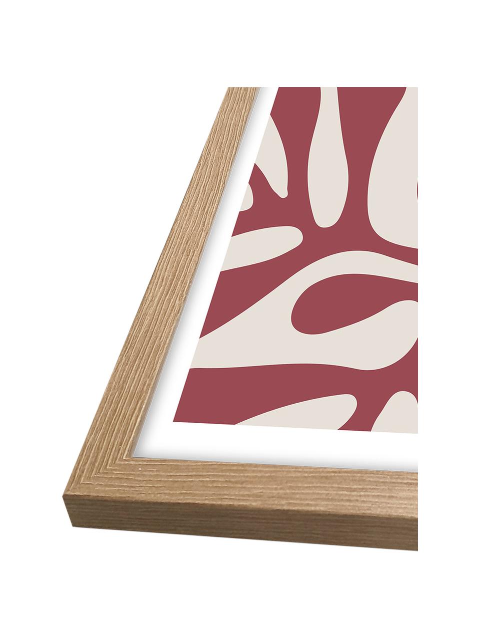 Zarámovaný digitální tisk Red Reef, Red Reef, Š 32 cm, V 42 cm