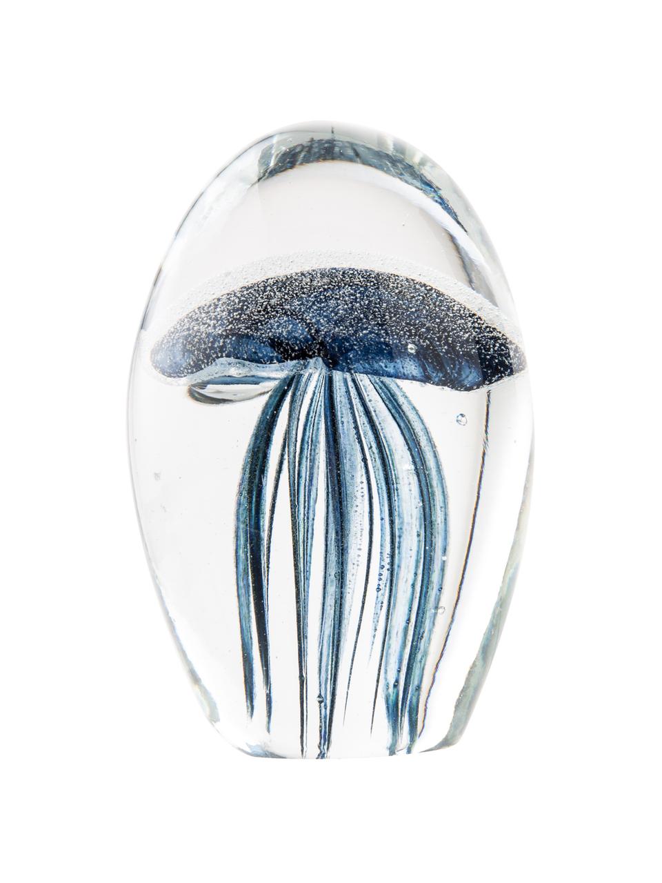 Deko-Objekt Tinti, Glas, Blau, Transparent, Ø 7 x H 11 cm