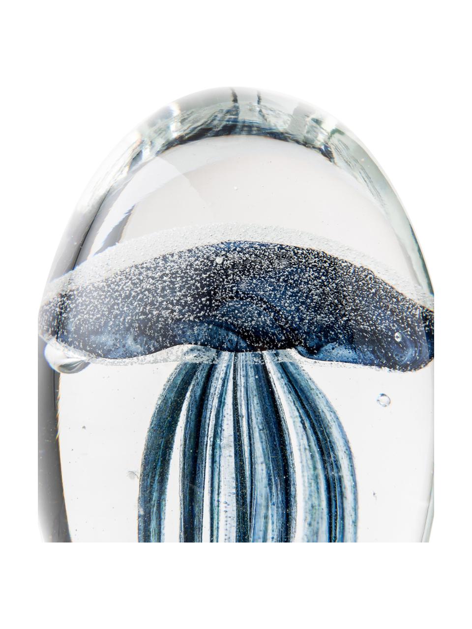 Pisapapeles Tinti, Vidrio, Azul, transparente, Ø 7 x Al 11 cm