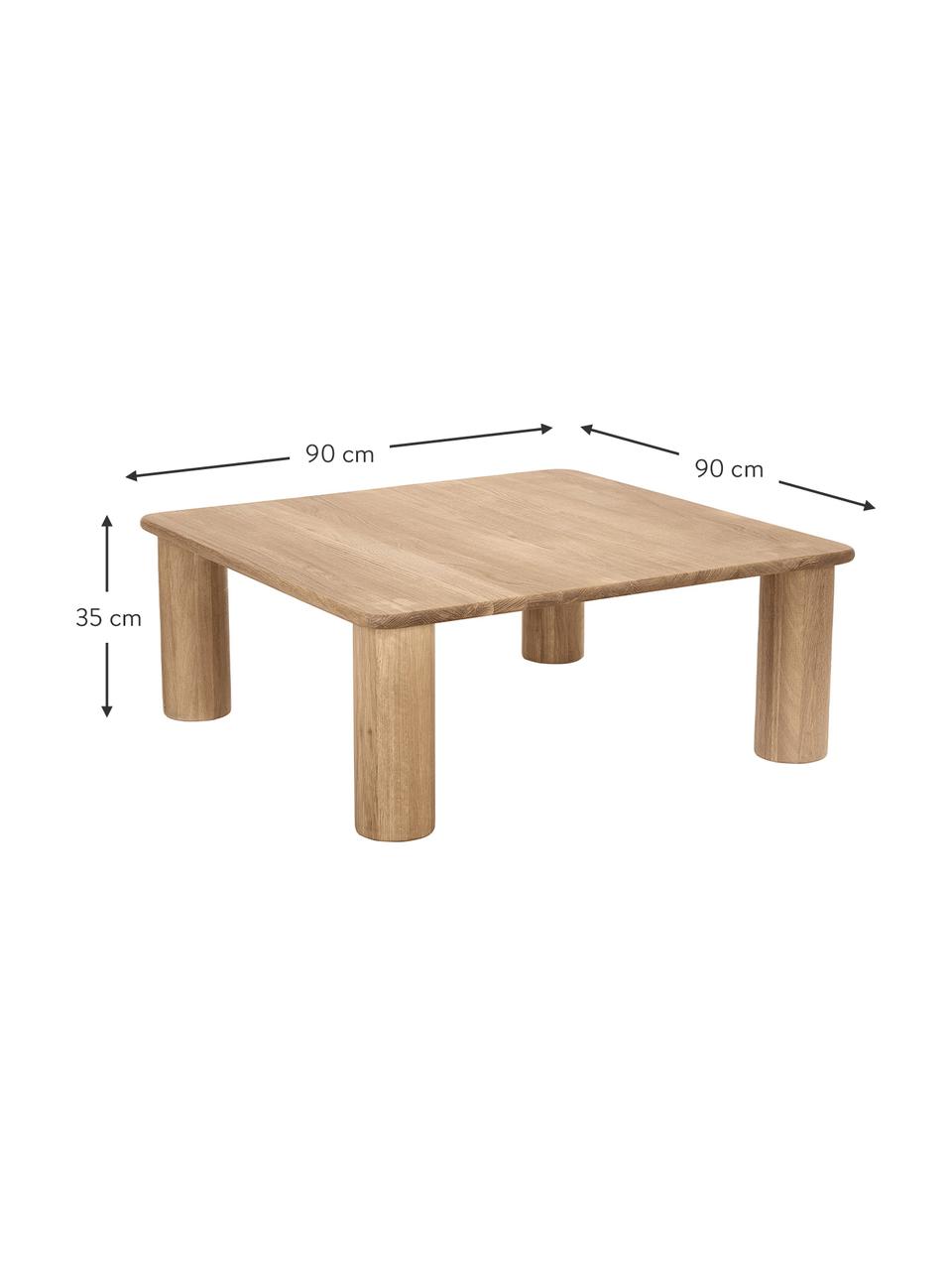 Dubový konferenční stolek Didi, Masivní dubové dřevo, olejované

Vzhledem k tomu, že se jedná o přírodní materiály, může se výrobek lišit od vyobrazení. Každý výrobek je jedinečný!, Dubové dřevo, Š 90 cm, H 90 cm