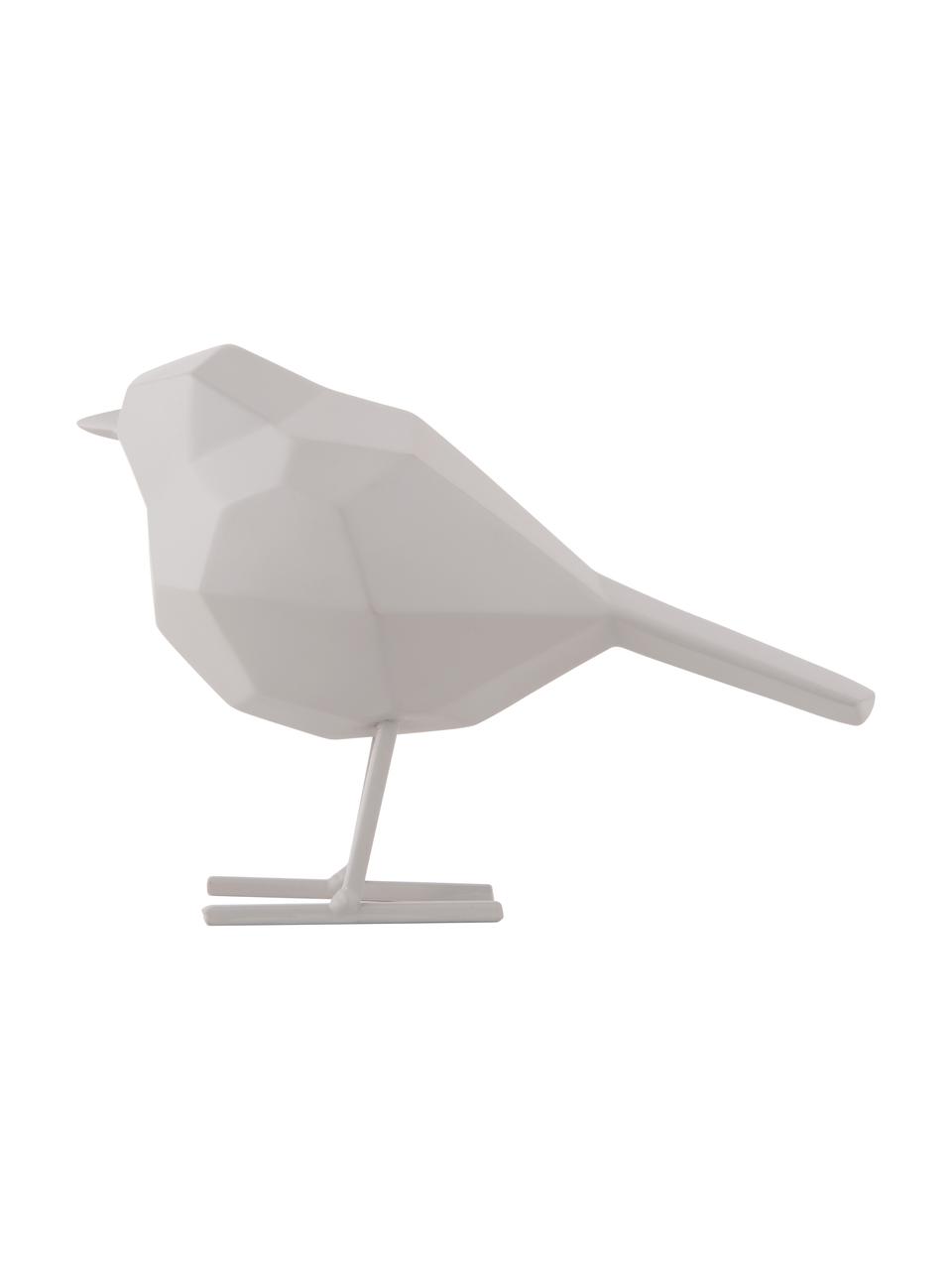 Oggetto decorativo Bird, Poliresina, Grigio, Larg. 17 x Alt. 14 cm
