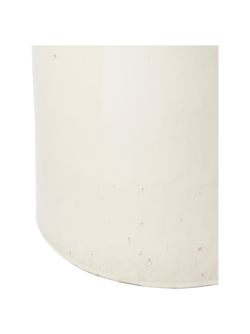 Cache-pot Inka, Céramique, Blanc cassé, Ø 32 cm x haut. 44 cm