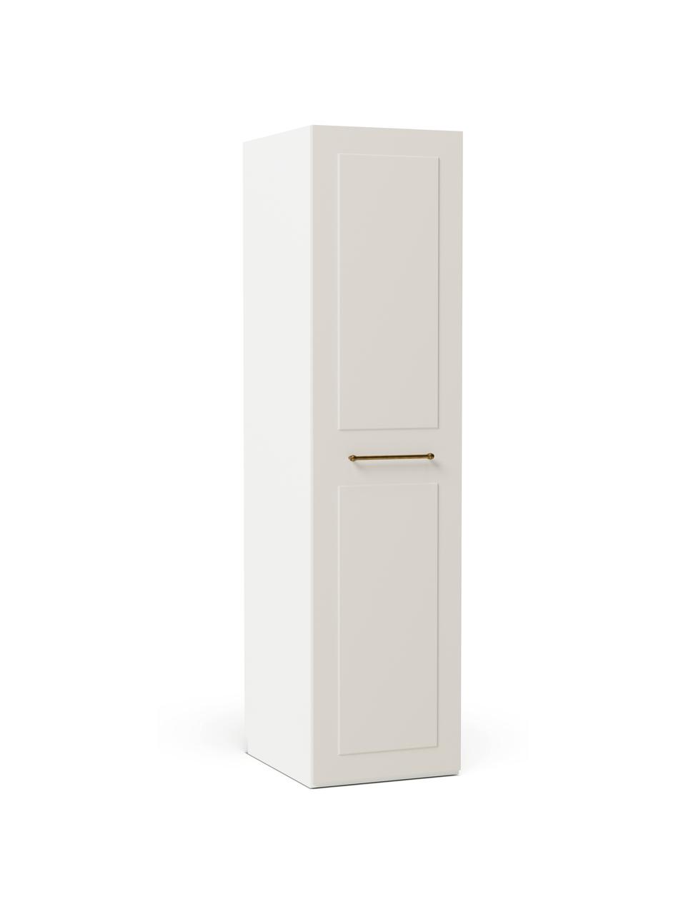 Armario modular Charlotte, 1 puerta (50 cm), diferentes variantes, Estructura: aglomerado con certificad, Beige, Interior Basic (An 50 x Al 200 cm)