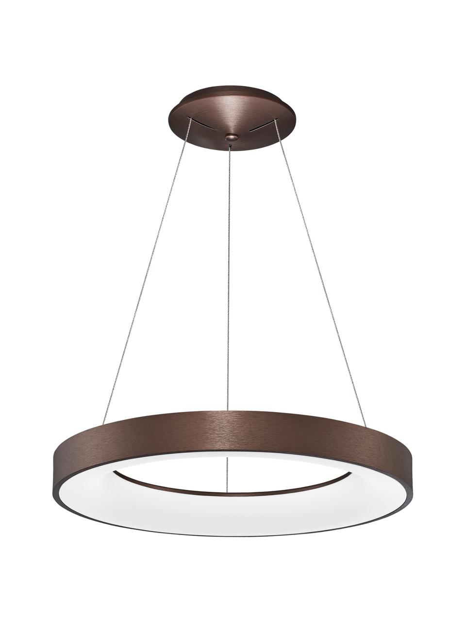 Suspension LED moderne Rando, Couleur bronze, Ø 38 x haut. 6 cm