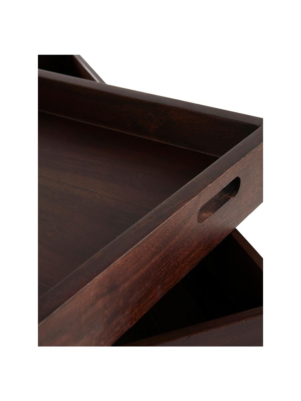 Konferenční stolek s úložným prostorem Graham, Potažené mangové dřevo

Vzhledem k tomu, že se jedná o přírodní materiály, může se výrobek lišit od vyobrazení. Každý výrobek je jedinečný!, Mangové dřevo, Š 80 cm, H 80 cm
