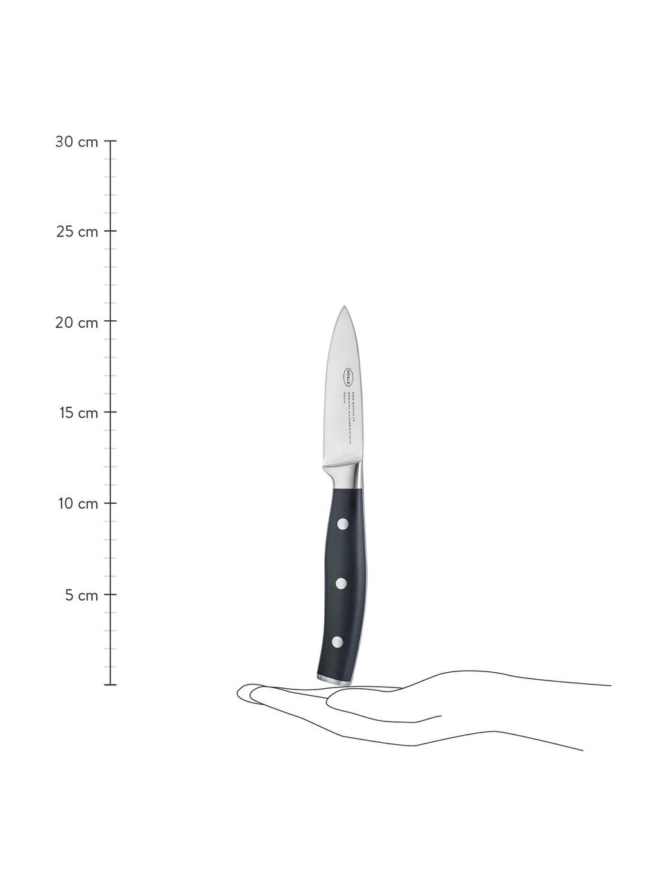 Cuchillo puntilla Tradition, Plateado, negro, L 21 cm