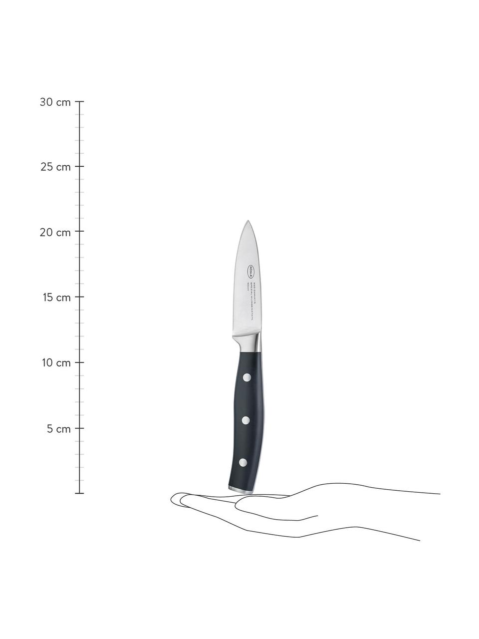Spelucchino Tradition, Manico: plastica, Argentato, nero, Lung. 21 cm