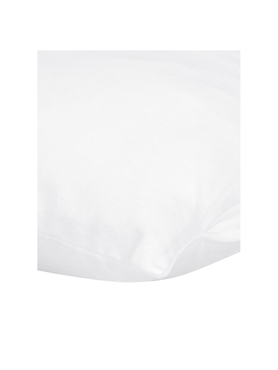 Flanelová obliečka na vankúš Biba , biela, 2 ks, Biela, Š 40 x D 80 cm