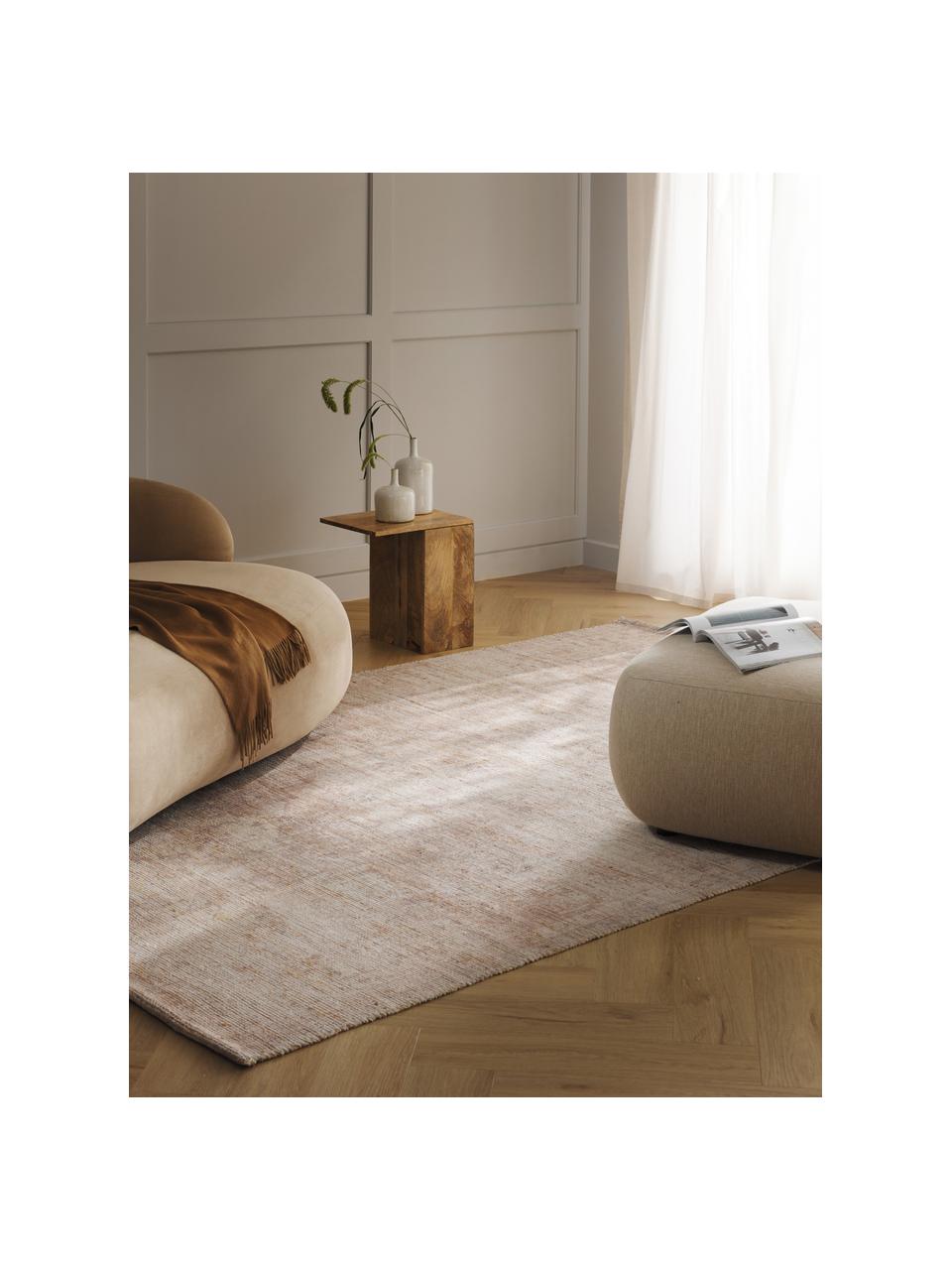 Kurzflor-Teppich Alisha, 63 % Jute, 37 % Polyester, Beige, Off White, B 120 x L 180 cm (Größe S)