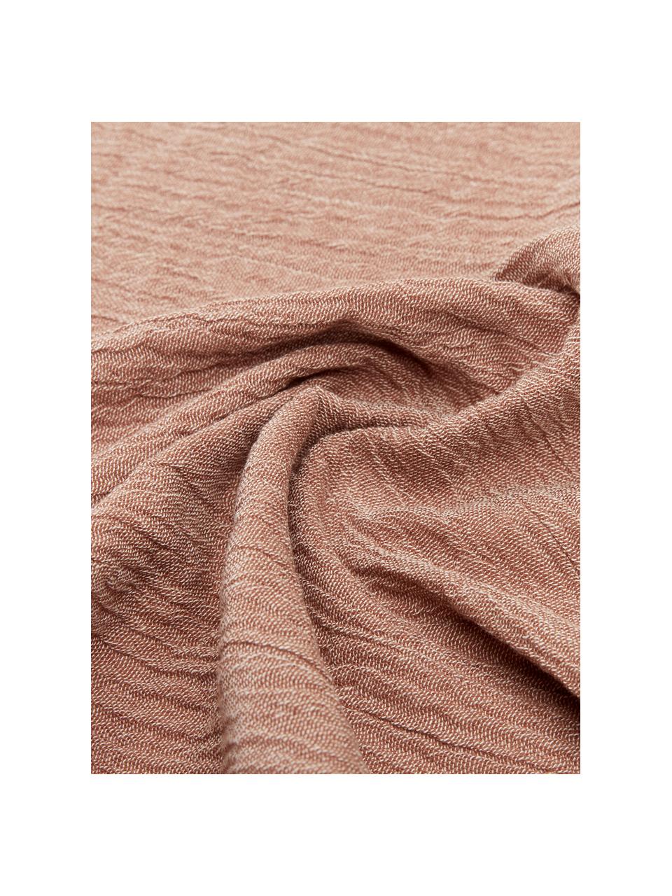 Serwetka z terakoty Layer, 4 szt., 100% bawełna, Terakota, S 45 x D 45 cm