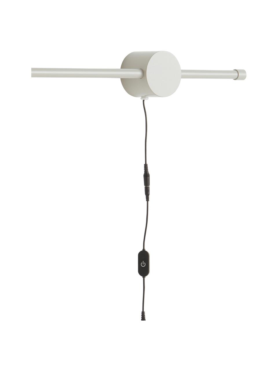 Stmívatelné nástěnné LED svítidlo Aliso, Světle šedá, Š 80 cm, V 8 cm