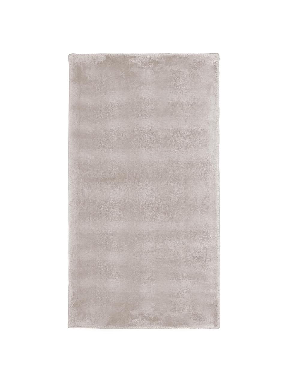 Miękki dywan z wiskozy premium z połyskiem Grace, Taupe, S 80 x D 150 cm (Rozmiar XS)