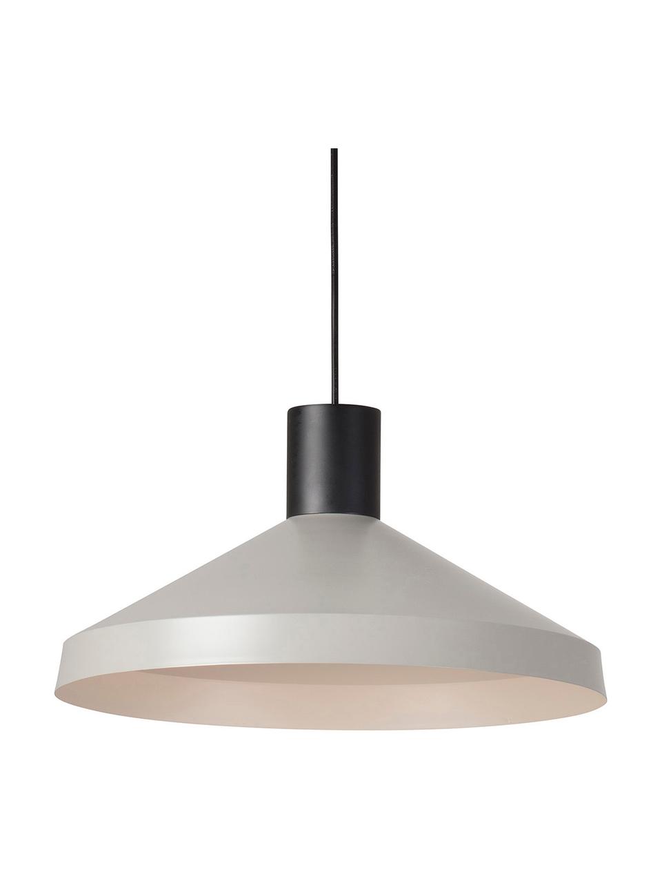 Suspension scandinave métal gris Kombo, Gris, noir