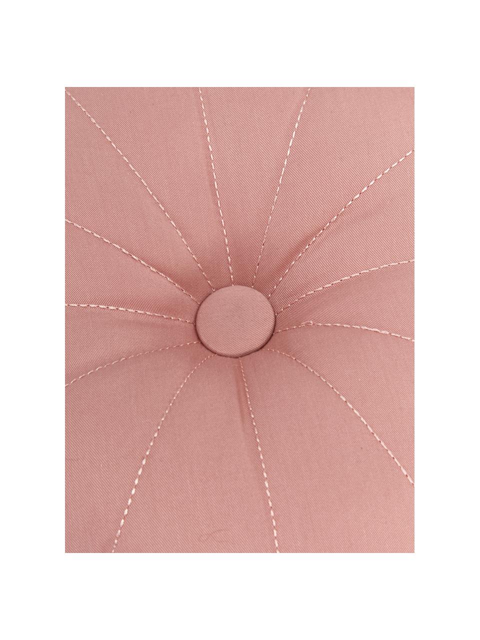 Coussin en coton bio Golden Stars, Vieux rose