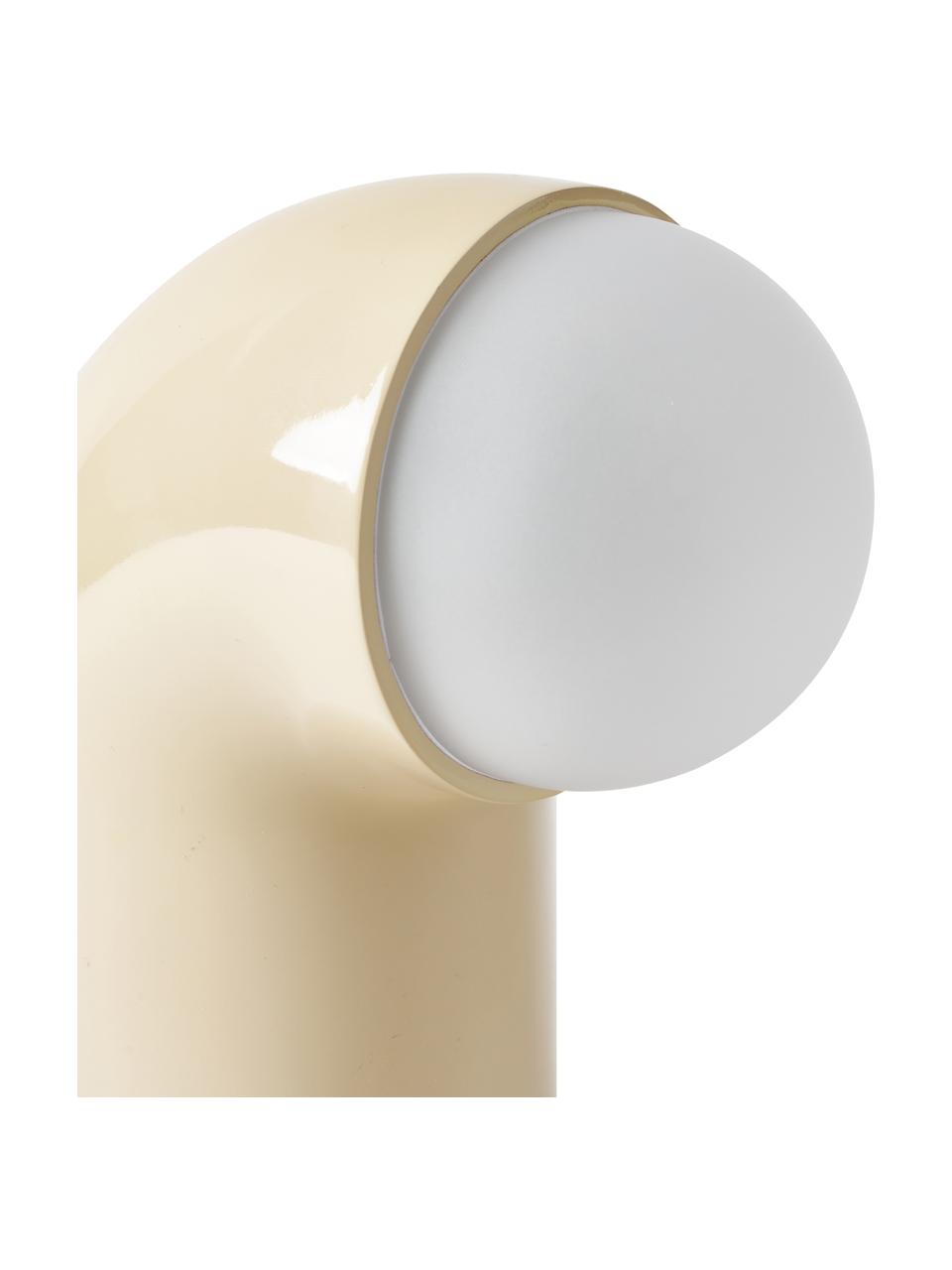 Lampa stołowa Memphis, Poliresing, Beżowy, S 11 x W 26 cm