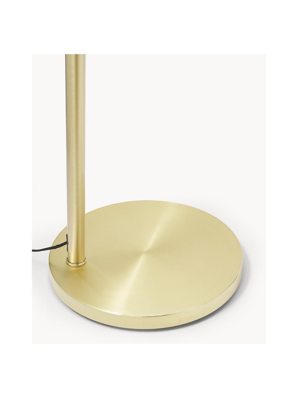 Grosse Bogenlampe Bowie, Goldfarben, H 202 cm