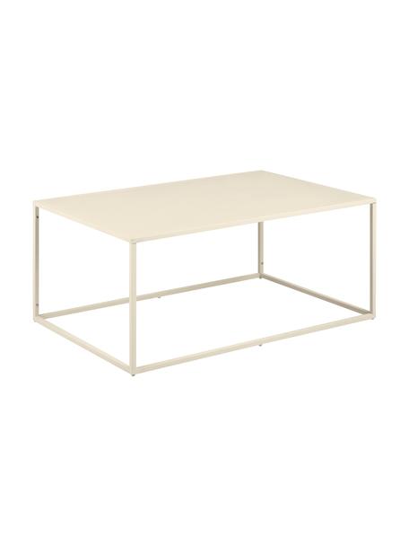 Stolik kawowy z metalu Neptun, Metal malowany proszkowo, Beżowy, S 90 x W 40 cm
