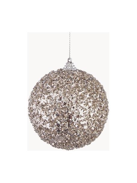 Palline di Natale Christie 4 pz, Polistirolo, Argentato, Ø 10 cm