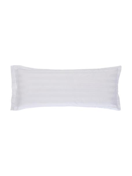 Funda de almohada de satén Willa, Blanco, An 45 x L 110 cm