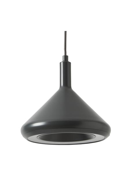 Suspension LED anthracite Alva, Noir, Ø 24 x haut. 150 cm