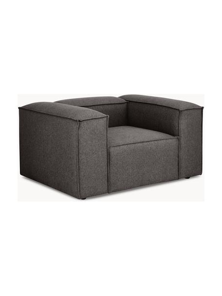 Sessel Lennon, Bezug: 100 % Polyester Der strap, Gestell: Massives Kiefernholz FSC-, Beine: Kunststoff, Webstoff Anthrazit, B 130 x T 101 cm