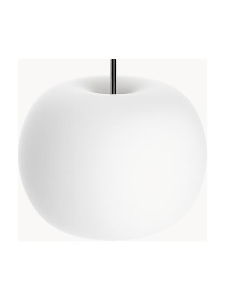 Petite lampe à poser soufflée bouche Kushi, Noir, Ø 16 x haut. 17 cm