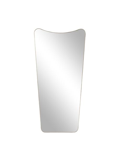 Lustro ścienne z metalową ramą Goldie, Odcienie złotego, S 70 x W 140 cm