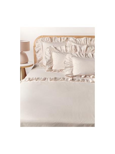 Drap plat en coton délavé beige Louane, 100 % coton

Le matériau est certifié STANDARD 100 OEKO-TEX®, 4265CIT, CITEVE, Beige, larg. 180 x long. 280 cm
