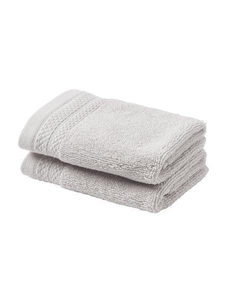 Uterák z organickej bavlny Premium, rôzne veľkosti, Svetlosivá, XS uterák, Š 30 x D 30 cm, 2 ks