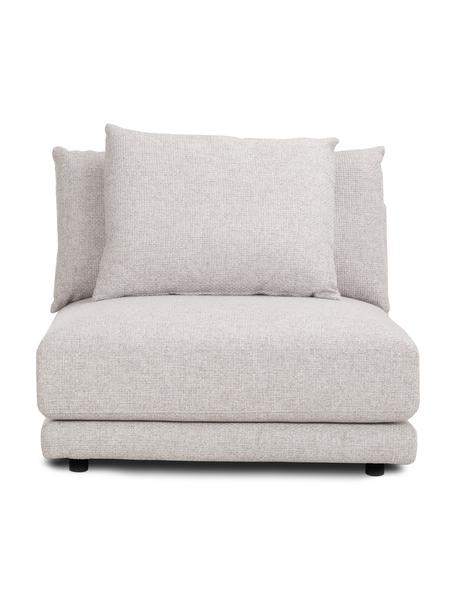 Chauffeuse pour canapé modulable Jasmin, Tissu gris clair, larg. 92 x long. 84 cm