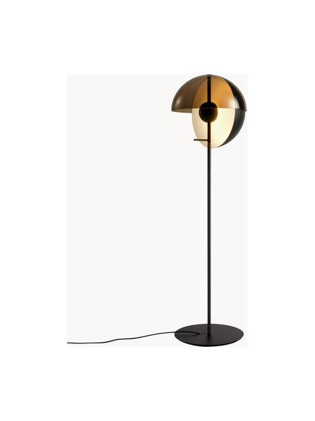 Petit lampadaire LED à intensité variable Theia, Anthracite, blanc, haut. 116 cm