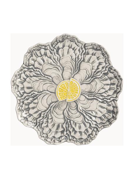 Raňajkový tanier Oyster, Dolomit, glazúrovaná, Žltá, sivá, lomená biela, Ø 23 cm
