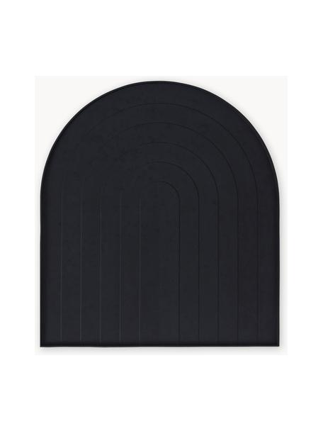 Abtropfmatte Dish, Silikon, Schwarz, B 36 x L 40 cm