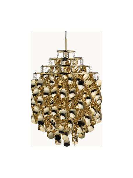Design Pendelleuchte Spiral, Lampenschirm: Metall, beschichtet, Goldfarben, Ø 45 x H 60 cm