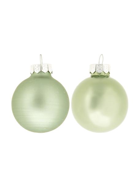 Weihnachtskugel-Set Evergreen, Salbeigrün, Ø 4 cm
