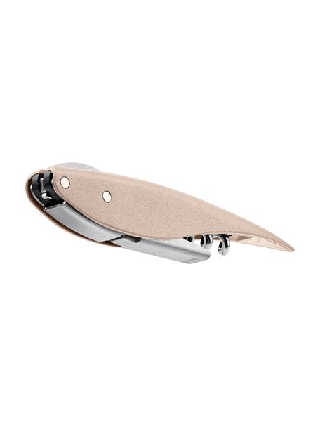 Nożyk kelnerski Rocks, Stal, tworzywo sztuczne (ABS), Odcienie srebrnego, blady różowy, D 13 x S 2 cm