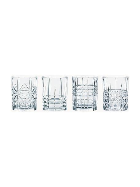 Kristall-Wassergläser Highland, 4er-Set, Kristallglas, Transparent, Ø 8 x H 10 cm, 350 ml