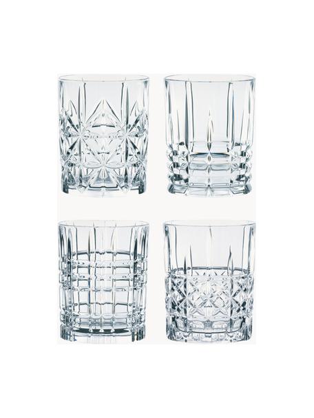 Kristall-Gläser Highland, 4er-Set, Kristallglas, Transparent, Ø 8 x H 10 cm, 350 ml