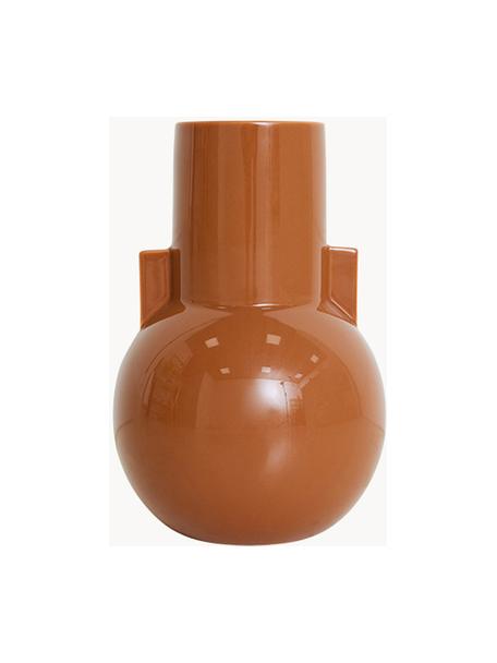 Steingut-Vase Saphira, Steingut, Terrakotta, Ø 18 x H 26 cm